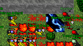Barney Destroyer on screen