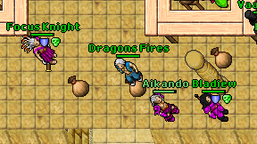 Dragons Fires on screen