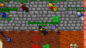 Bubble Revange on screen
