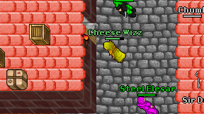 Cheese Wizz on screen