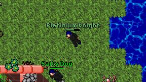 Platinium Knight on screen