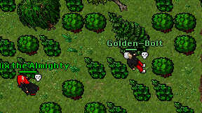Golden-Bolt on screen