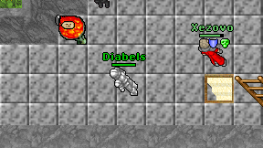 Diabels on screen
