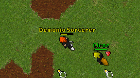 Demonio Sorcerer on screen