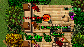Tetere knight on screen