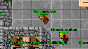 Demon orco on screen