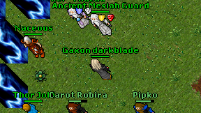 Gaxon darkblade on screen