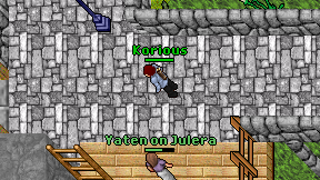 Korious on screen