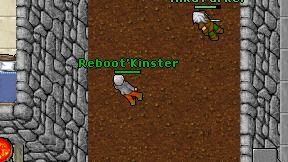 Reboot'Kinster on screen