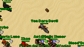Von Dare Devil on screen