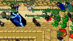 Focus-knight on screen