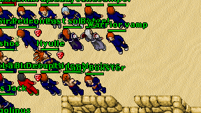 Warrior vamp on screen