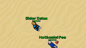 Elder Xelax on screen