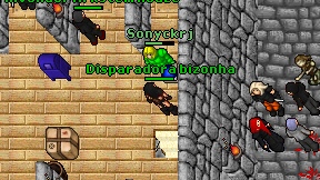 Disparadora bizonha on screen