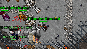 Thunder Blacted on screen