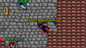 Arquero Guardian on screen