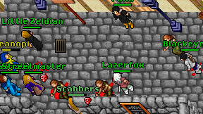 Lazerfox on screen