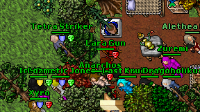 Lara Gun on screen
