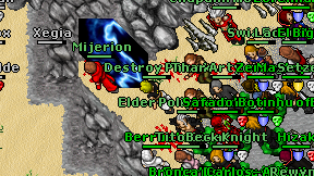 Destroy Phiusk on screen