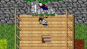 Caran Viron on screen