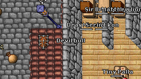 Devil bull on screen