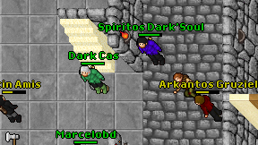 Dark Cas on screen