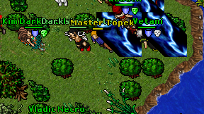 Master Topek on screen