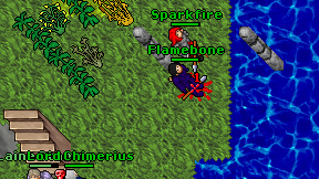 Flamebone on screen