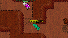 Sqeekina on screen