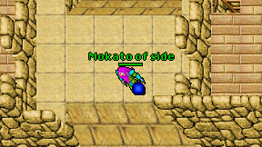 Mokato of side on screen
