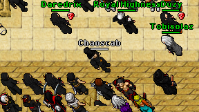 Chaoscab on screen