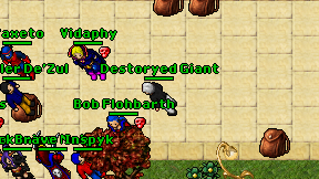Destoryed Giant on screen