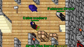 Kubu waders on screen