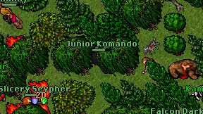 Junior Komando on screen
