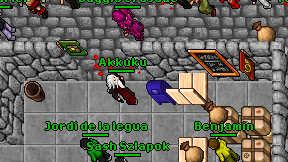 Akkuku on screen