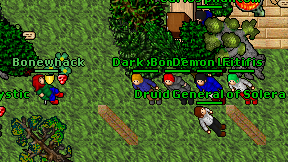 Dark xlord on screen