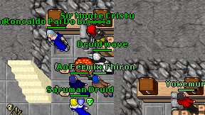 Druid wave on screen