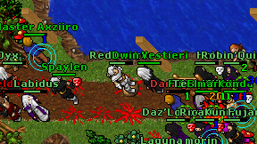 Redworker on screen