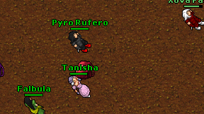 Pyro Rufero on screen