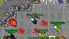 Blade Affe on screen