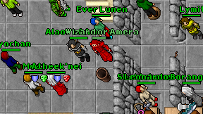 Wizard or Amera on screen