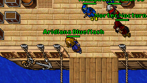 Aridiana Blueflash on screen