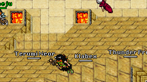 Klabex on screen