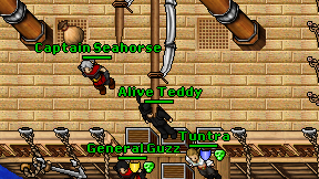 Alive Teddy on screen