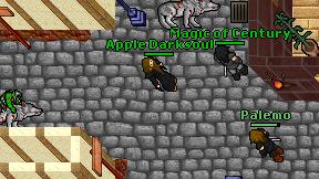 Apple Darksoul on screen
