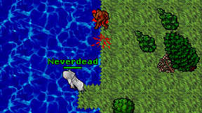 Neverdead on screen