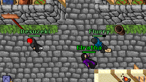 Flurry on screen
