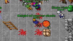 Knight of master shade on screen