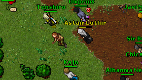 Astair Lothir on screen