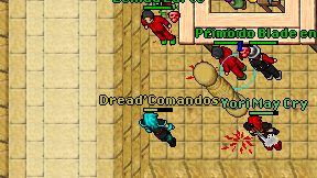 Dread'Comandos on screen